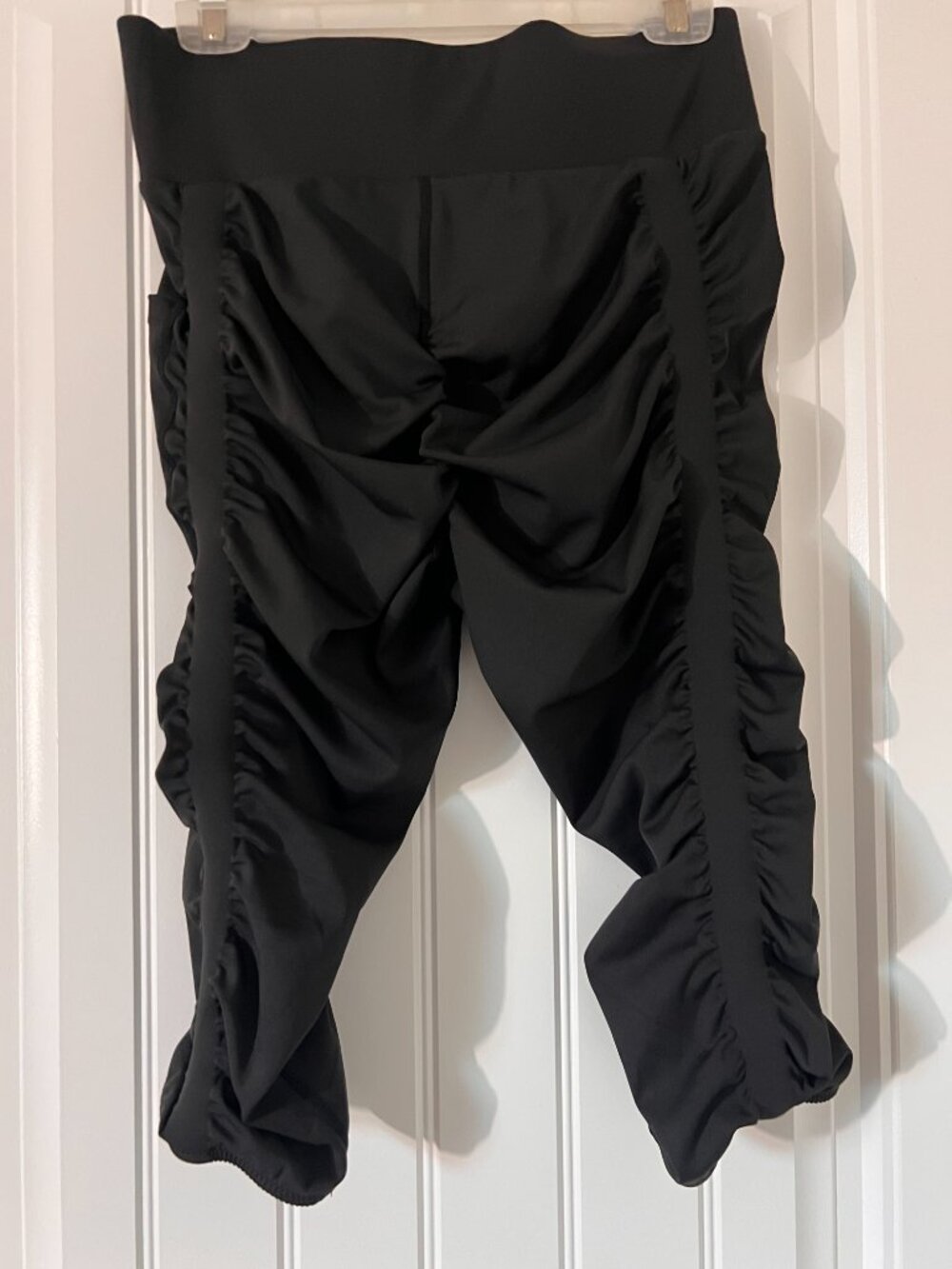 Skinnify Black 4-Band Resistance Leggings Toning Compression Large - Picture 3 of 12
